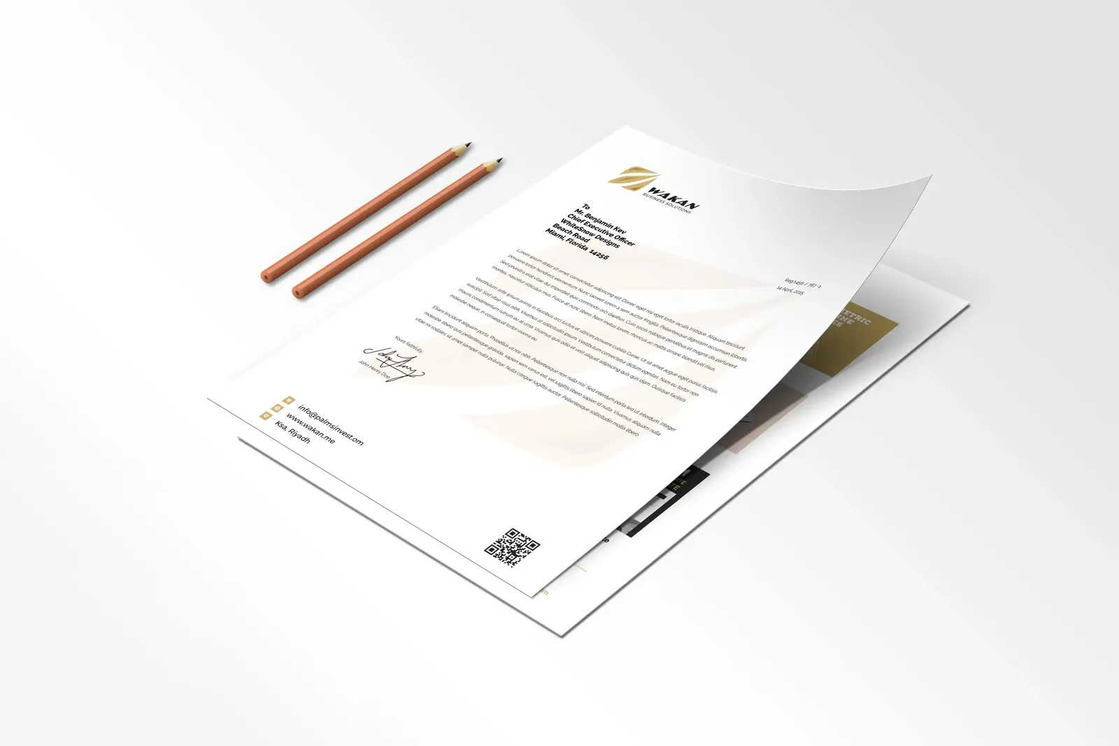 Wakan letterhead
