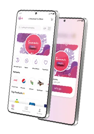Mawen multi-vendor grocery app on a phone