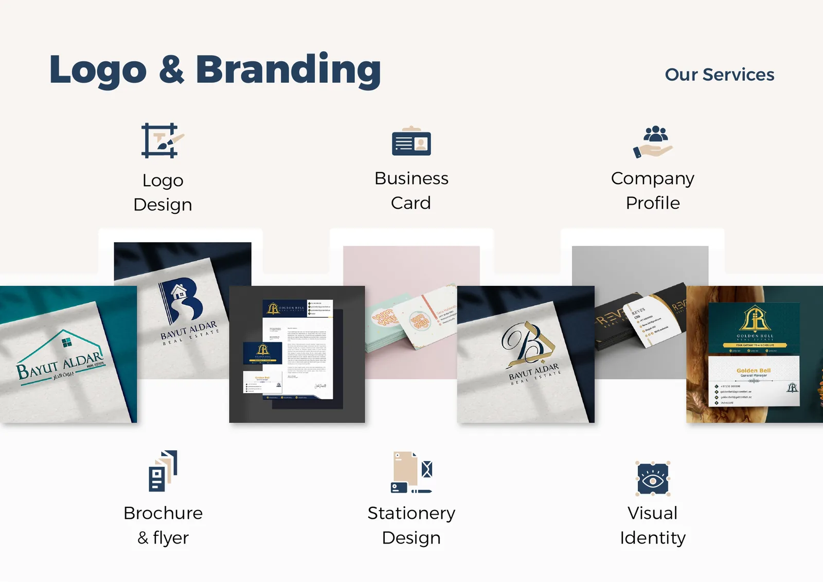 Cello Media company profile: the Logo and Branding services page